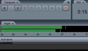 Adobe Audition Pegel