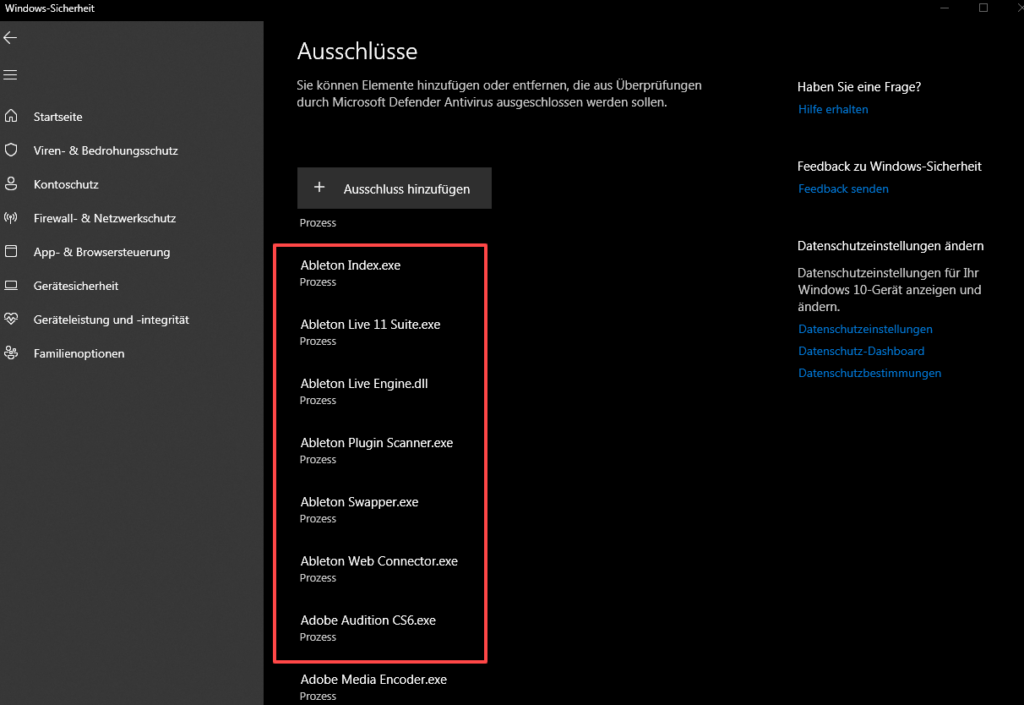 Bedroom Producer Windows Optimierung