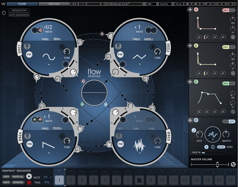 Waves Flow Motion FM Synth