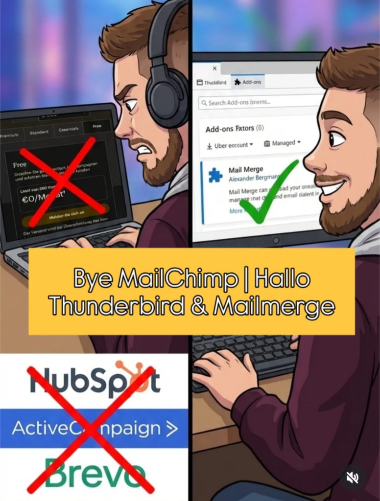 Bye MailChimp