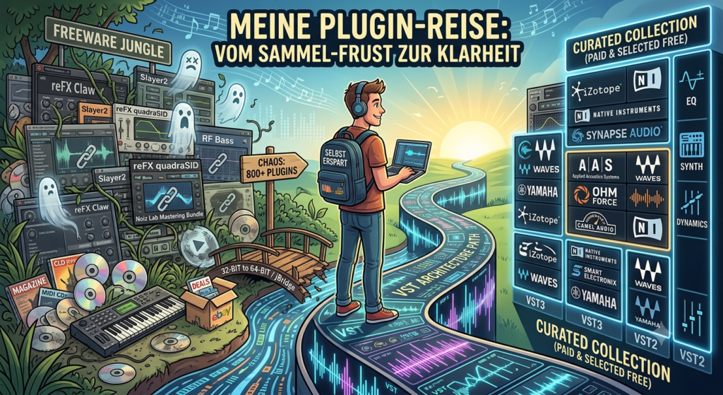 Mein Studio meine Plugins und ich