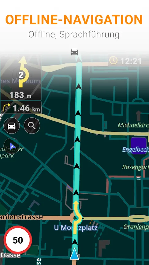 Android Navigation mit OsmAnd+