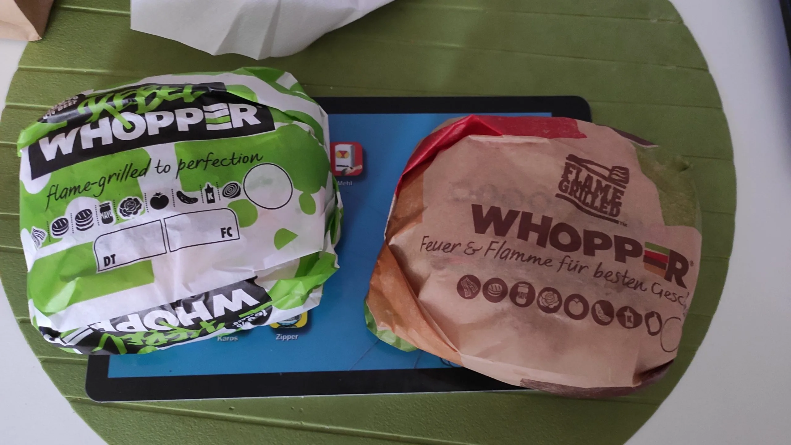 Ultimativer Vergleich – Rebel Whopper vs. Whopper