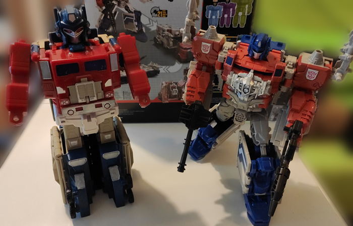 Ultimativer Vergleich Transformers Powermaster Optimus Prime 1984 vs 2018 3