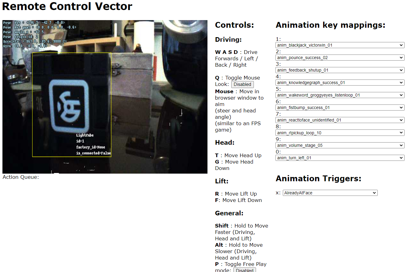 Erfahrungen mit Anki Vector | Vector remote App