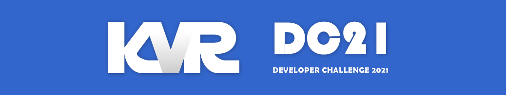 Die KVR Developer Challenge 2021 ist angelaufen | kvrdc21 header blue 2
