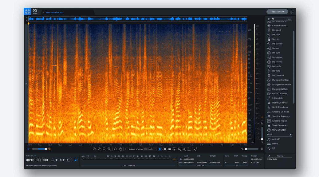 Plugin Secrets für Audio Mix / Cleaning | rx9 pdp std02