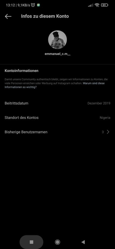 Social Media und sein Scam | Screenshot 2022 09 04 13 12 02 390 com.instagram.android