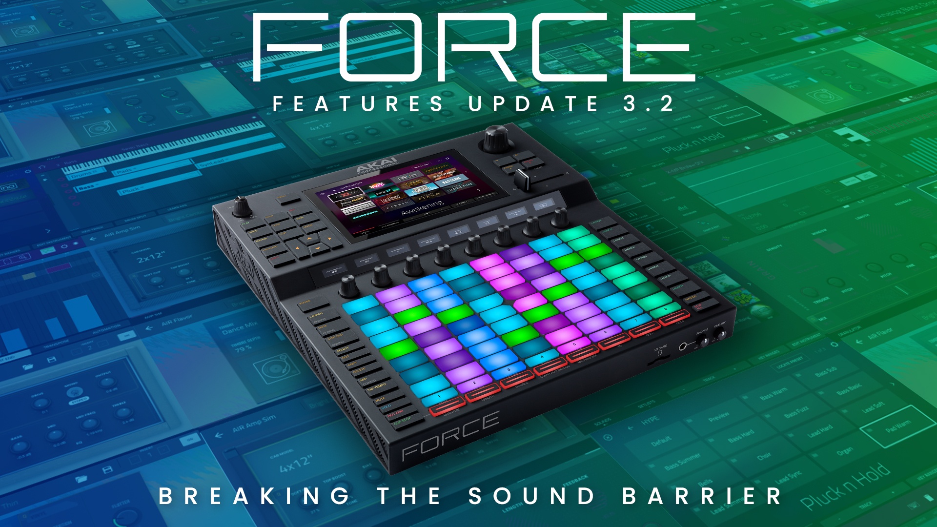 AKAI Force Firmware Update 3.2 |